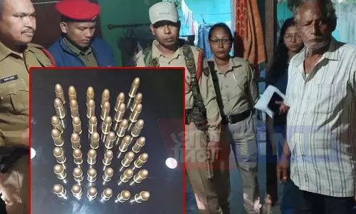 Golaghat: डेरगांव में नकली नोटों के कारोबारी से 43 जिंदा कारतूस जब्त
