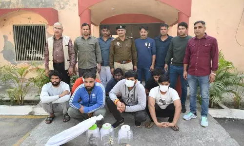 Haryana : जबरन वसूली करने वाले गिरोह के सात लोग गिरफ्तार