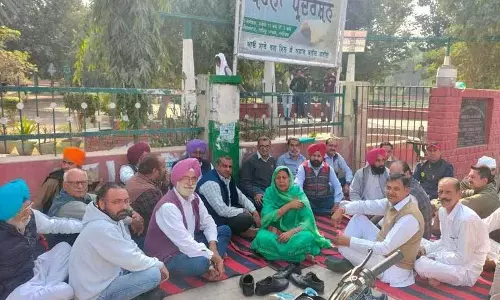Punjab: नहर जल प्रदूषण के खिलाफ सामाजिक कार्यकर्ताओं ने किया प्रदर्शन