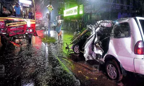 Kerala : अलप्पुझा दुर्घटना में केएसआरटीसी ड्राइवर पर आरोप