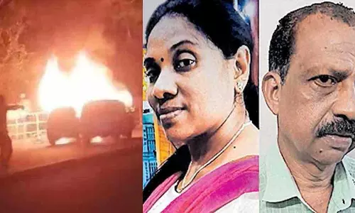 Kerala :  कोल्लम में बेवफाई के शक में एक व्यक्ति ने अपनी पत्नी को आग के हवाले कर दिया
