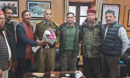 पांगी प्रतिनिधिमंडल ने BRO के मुख्य अभियंता से मुलाकात की पांगी प्रतिनिधिमंडल ने BRO के मुख्य अभियंता से मुलाकात की