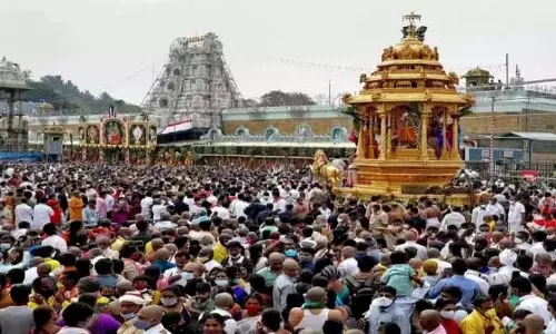 Tirupati में बारिश-ठंड: इतने सारे लोगों ने किया सात पर्वतीय हाथी का दौरा
