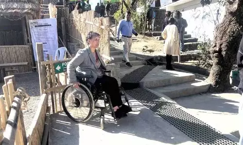 Nagaland : किसामा में दिव्यांगों के लिए पहुंच की कमी से एससीपीडी निराश Nagaland : किसामा में दिव्यांगों के लिए पहुंच की कमी से एससीपीडी निराश