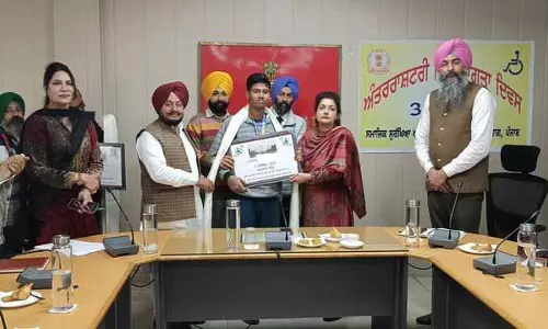 Fatehgarh Sahib में 20 पैरा-एथलीटों का सम्मान