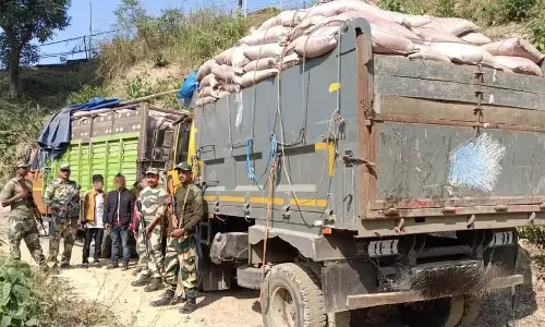 Meghalaya : बीएसएफ ने तस्करी की कोशिश नाकाम की