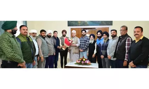 ट्रांसपोर्टरों के प्रतिनिधिमंडल ने LG से मुलाकात की