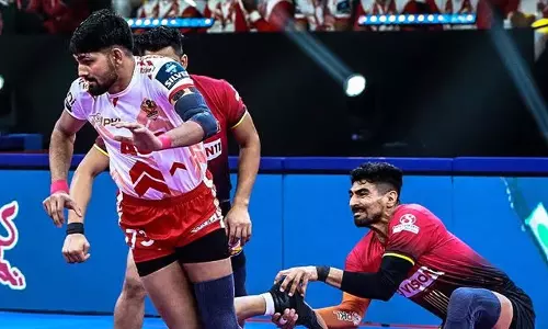 Pro Kabaddi League: बेंगलुरू बुल्स ने गुजरात जायंट्स के खिलाफ वापसी की Pro Kabaddi League: बेंगलुरू बुल्स ने गुजरात जायंट्स के खिलाफ वापसी की