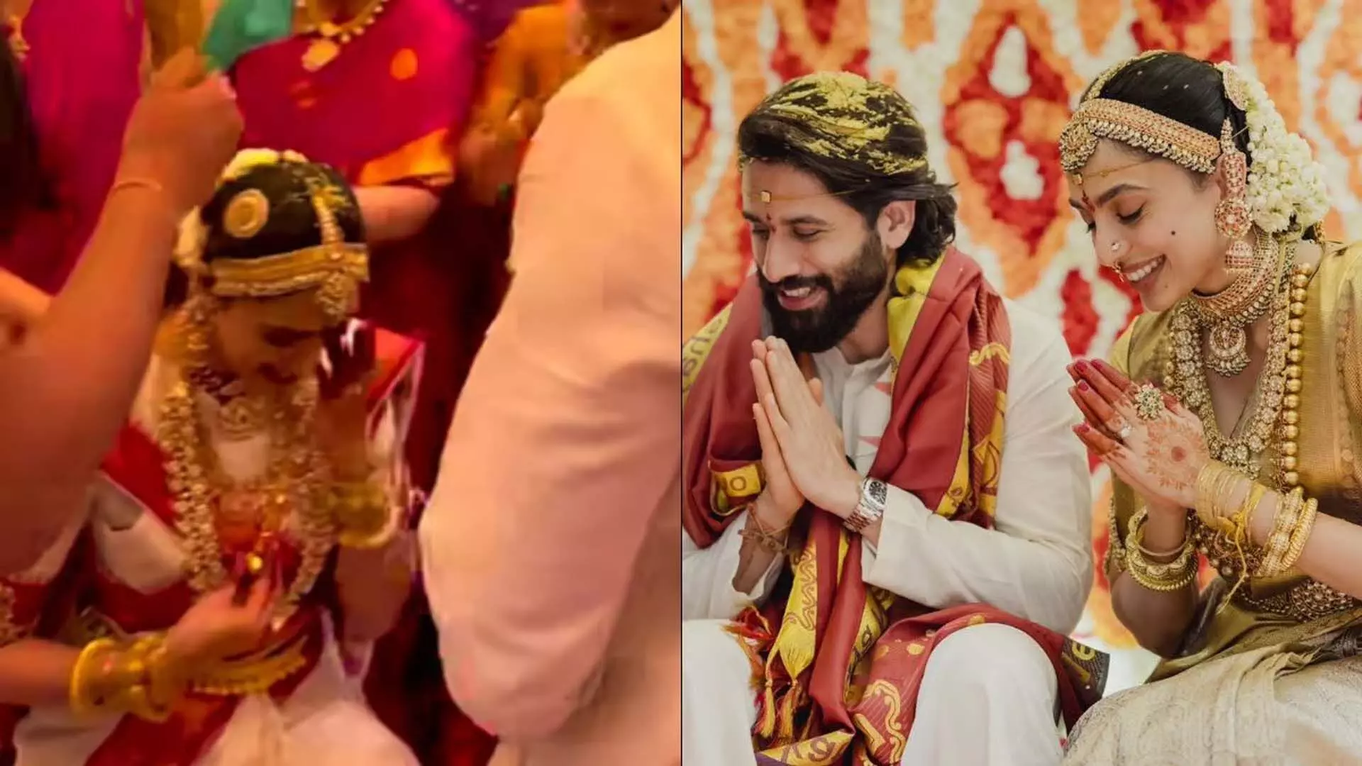 Naga Chaitanya द्वारा  गले में मंगलसूत्र डालाते ही रो पड़ी सोभिता धुलिपाला