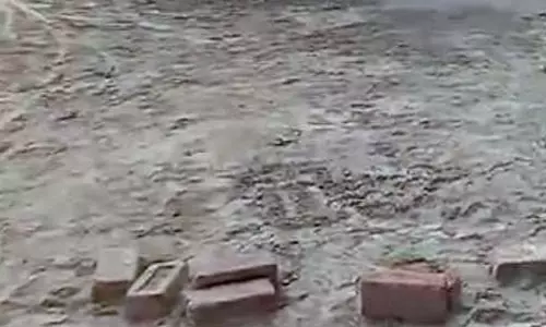 कोरबा में सड़कें जर्जर, परेशान ग्रामीणों ने किया चक्काजाम