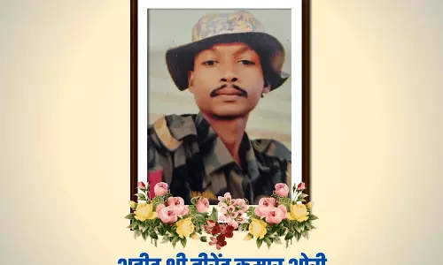 प्रधान आरक्षक बिरेंद्र कुमार सोरी की शहादत पर सीएम साय ने किया नमन