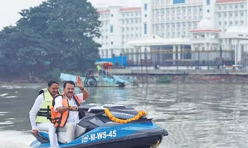 Hussainsagar पर जल क्रीड़ा सुविधा शुरू