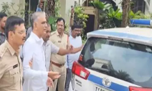 Police ने हैदराबाद में बीआरएस नेता हरीश राव को हिरासत में लिया