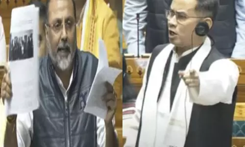 BJP नेता निशिकांत दुबे ने लोकसभा में कांग्रेस की आलोचना की