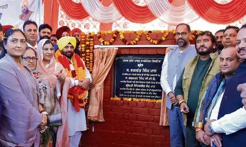 मंत्री ने Nakodar में 66 केवी बिजली सबस्टेशन का शिलान्यास किया मंत्री ने Nakodar में 66 केवी बिजली सबस्टेशन का शिलान्यास किया