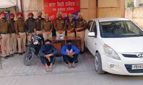 Jalandhar: जबरन वसूली करने वाले गिरोह के 2 सदस्य गिरफ्तार