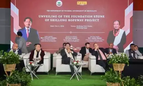 Meghalaya के सीएम कोनराड के संगमा ने शिलांग रोपवे परियोजना की आधारशिला रखी Meghalaya के सीएम कोनराड के संगमा ने शिलांग रोपवे परियोजना की आधारशिला रखी