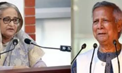शेख हसीना द्वारा स्थापित न्यायाधिकरण ने Bangladesh में पूर्व प्रधानमंत्री के भाषणों पर प्रतिबंध लगाया