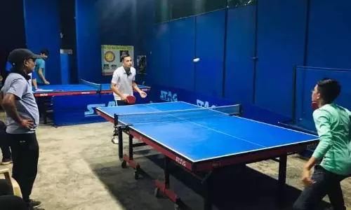राज्य स्तरीय Table tennis टूर्नामेंट के लिए जिला टीम को गर्मजोशी से विदाई दी गई राज्य स्तरीय Table tennis टूर्नामेंट के लिए जिला टीम को गर्मजोशी से विदाई दी गई