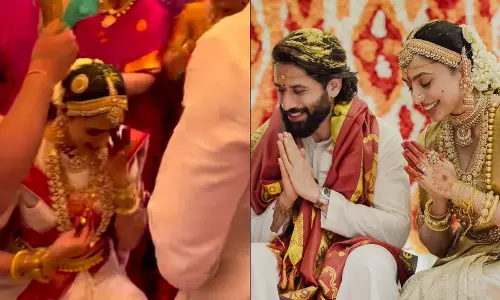 Naga Chaitanya द्वारा  गले में मंगलसूत्र डालाते ही रो पड़ी सोभिता धुलिपाला