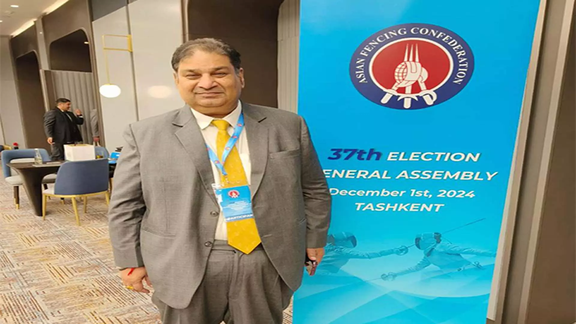Rajeev Mehta फेंसिंग कन्फेडरेशन ऑफ एशिया के महासचिव चुने जाने वाले पहले भारतीय बने Rajeev Mehta फेंसिंग कन्फेडरेशन ऑफ एशिया के महासचिव चुने जाने वाले पहले भारतीय बने