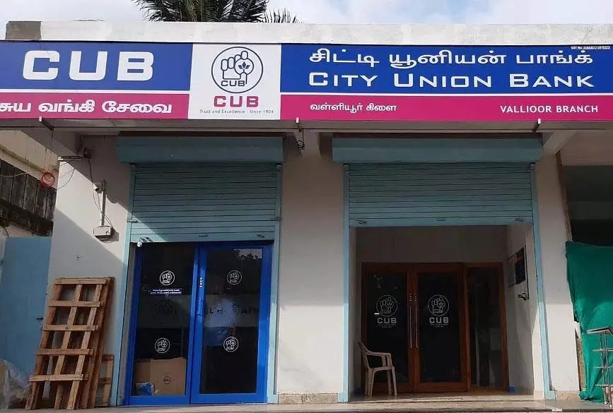 City Union Bank शेयर की कीमत में -0.40% कम