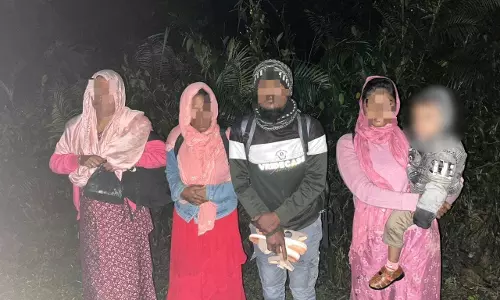 Assam: पुलिस ने भारत-बांग्लादेश सीमा पार करने की कोशिश कर रहे