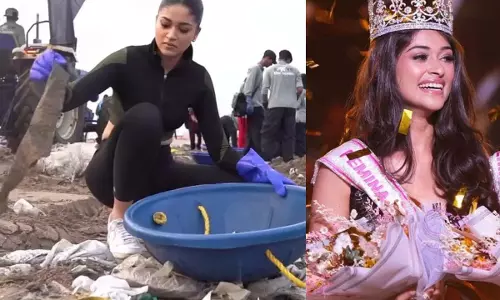 Nandini Gupta ने रजनीगंधा पर्ल्स के साथ मिलकर समुद्र तट की सफाई की Nandini Gupta ने रजनीगंधा पर्ल्स के साथ मिलकर समुद्र तट की सफाई की