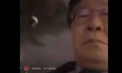 मार्शल लॉ वोट के दौरान South Korean नेता संसद की दीवार फांदकर चले गए, वीडियो...