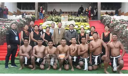 Nagaland : किसामा में रस्साकशी प्रतियोगिता में अंगामी जनजाति विजेता घोषित Nagaland : किसामा में रस्साकशी प्रतियोगिता में अंगामी जनजाति विजेता घोषित