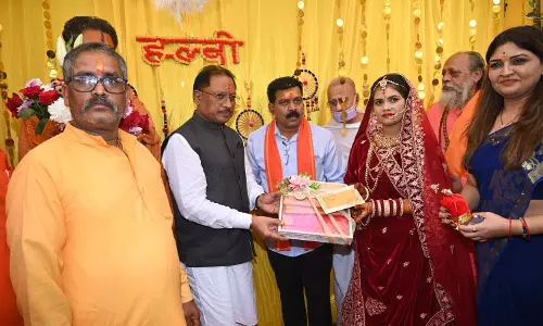 वैवाहिक कार्यक्रम में शामिल हुए CM विष्णुदेव साय