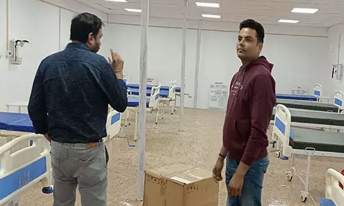 Prayagraj में , योगी के आगमन से पहले सेंट्रल अस्पताल में 10 बेड तैयार