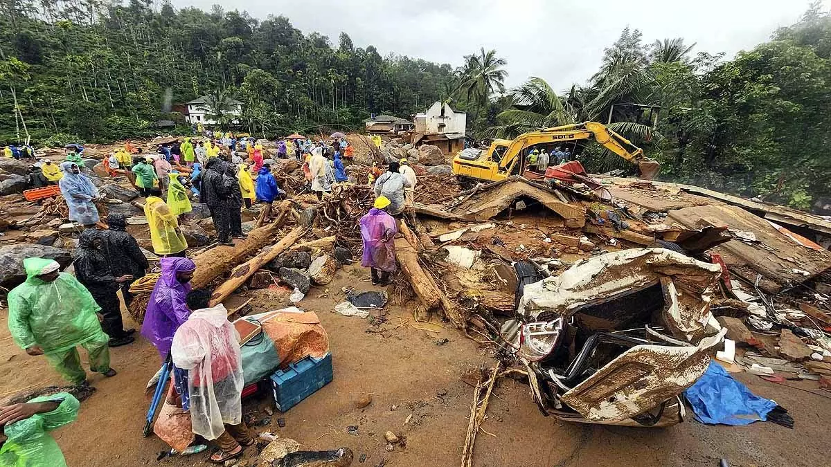 Wayanad landslide : डीएनए की जाँच से 3 और लापता व्यक्तियों की हुई पहचान