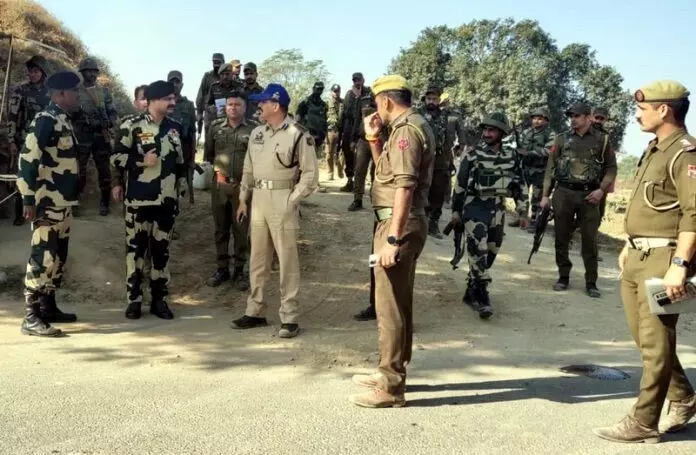 पुलिस, BSF ने भारत-पाक सीमा पर संयुक्त गश्त की