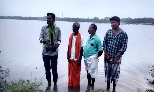 Tamil Nadu: किसानों ने अपर्याप्त मुआवजे के लिए तमिलनाडु सरकार की आलोचना की Tamil Nadu: किसानों ने अपर्याप्त मुआवजे के लिए तमिलनाडु सरकार की आलोचना की