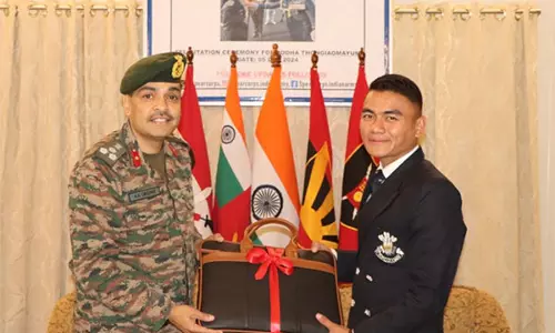 Indian Army ने एनडीए में राष्ट्रपति का कांस्य पदक जीतने वाले मणिपुरी लड़के को सम्मानित किया