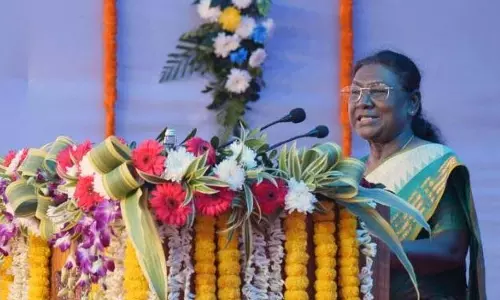 राष्ट्रपति द्रौपदी मुर्मू ने जन्मस्थली का दौरा किया