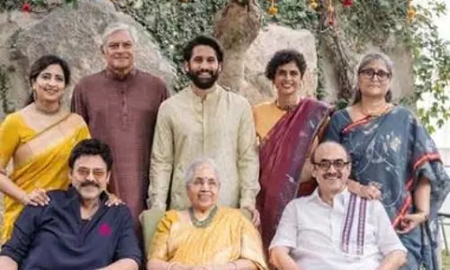वेंकटेश दग्गुबाती नागा चैतन्य, शोभिता धूलिपाला की शादी में शामिल हुए