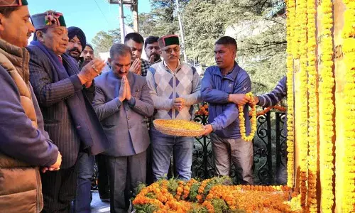 राज्यपाल, मुख्यमंत्री ने Dr. Bhimrao Ambedkar को श्रद्धांजलि अर्पित की
