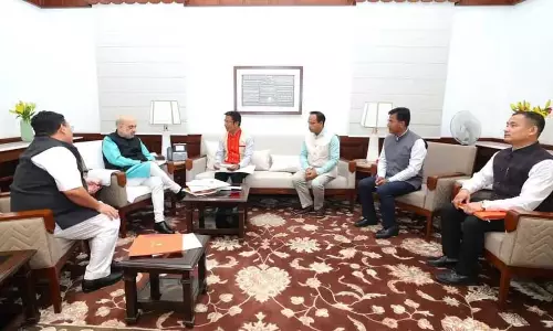 Assam : बोडो प्रतिनिधिमंडल ने अमित शाह से मुलाकात की Assam : बोडो प्रतिनिधिमंडल ने अमित शाह से मुलाकात की