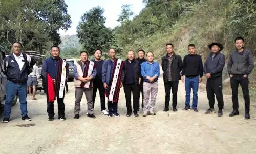Nagaland : एओ सेंडेन ने वीके-डोयांग राजमार्ग का निरीक्षण किया