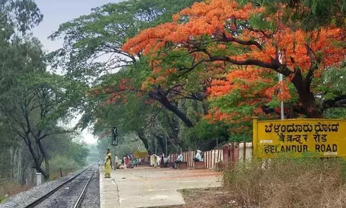 Bellandur रेलवे स्टेशन का नाम पनाथुर रखने के लिए विरोध प्रदर्शन Bellandur रेलवे स्टेशन का नाम पनाथुर रखने के लिए विरोध प्रदर्शन