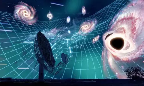 Universe का गुरुत्वाकर्षण तरंग मानचित्र छिपे हुए ब्लैक होल को उजागर