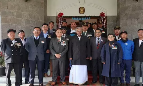 Nagaland में पूर्व सैनिक समुदाय ने सशस्त्र सेना झंडा दिवस मनाया