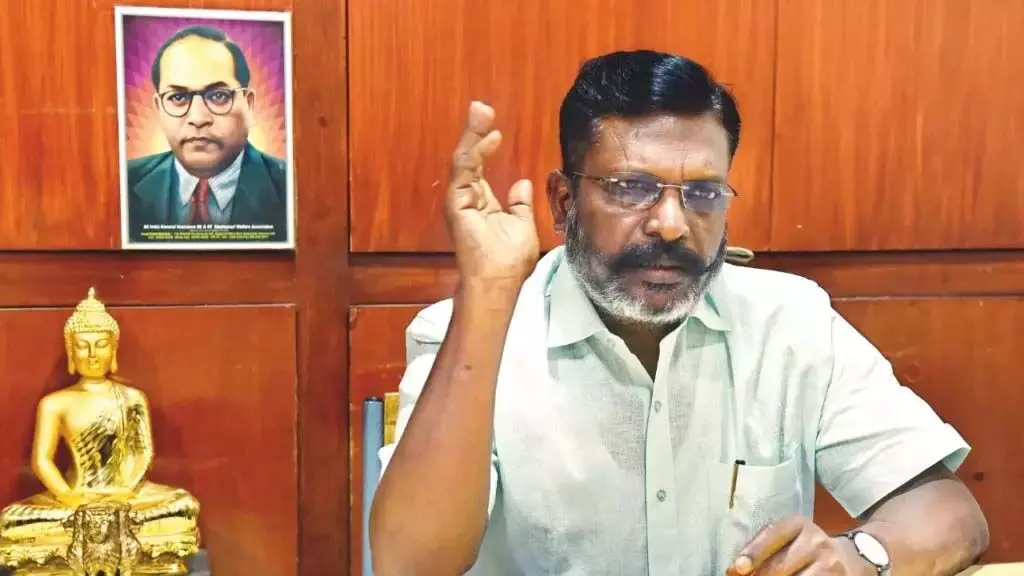 आधव अर्जुन से मांगा जाएगा स्पष्टीकरण: Thirumavalavan