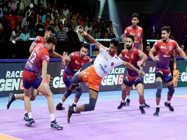 PKL: गगन गौड़ा ने पुनेरी पल्टन के खिलाफ महत्वपूर्ण जीत में यूपी योद्धा की मदद की PKL: गगन गौड़ा ने पुनेरी पल्टन के खिलाफ महत्वपूर्ण जीत में यूपी योद्धा की मदद की