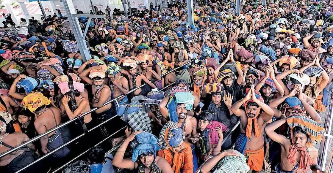 Sabarimala: अय्यप्पा मंदिर में दर्शन करने वालों की संख्या 17 लाख के पार