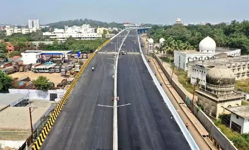 HYD का आरामघर फ्लाईओवर उद्घाटन के लिए तैयार, जल्द ही तारीख तय होगी HYD का आरामघर फ्लाईओवर उद्घाटन के लिए तैयार, जल्द ही तारीख तय होगी
