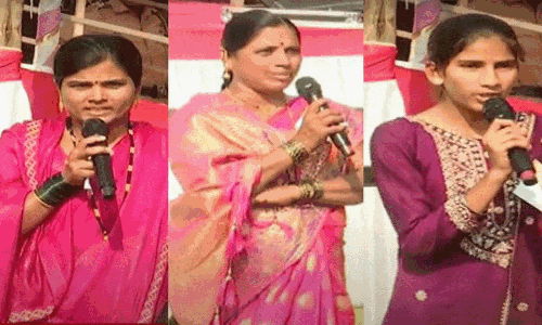 मरकडवाड़ी में गिरी चिंगारी से पूरे देश में आग लगनी चाहिए: महिलाओं ने लगाई नारा