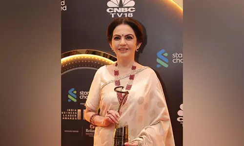 Nita Ambani को इंडिया बिजनेस लीडरशिप अवार्ड 2024 में ब्रांड इंडिया में उत्कृष्ट योगदान से सम्मानित किया गया Nita Ambani को इंडिया बिजनेस लीडरशिप अवार्ड 2024 में ब्रांड इंडिया में उत्कृष्ट योगदान से सम्मानित किया गया